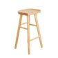Modern Style Solid Wood Bar Stool with Footrest Kitchen Simple Wooden Stool Clearhalo 'Bar Furniture' 'Bar Stools' 'bar_stools' 'furn' 'furn_bar_stools' 'furniture_bar_stools' 'Kitchen & Dining Furniture' 'kitchen&dining_furn' 'kitchen' 'kitchen_furn' Furniture' 4512142