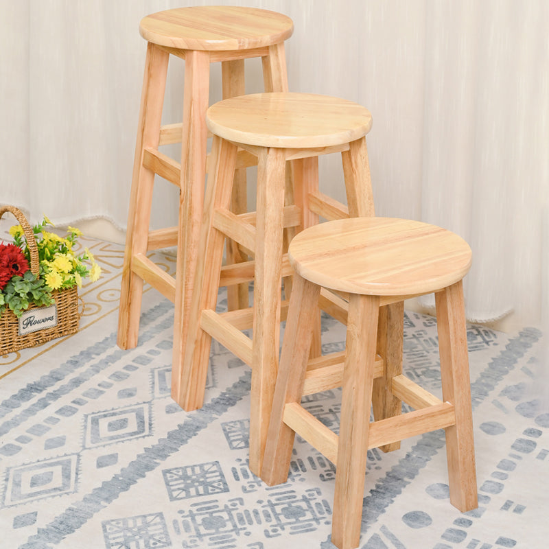 Modern Style Solid Wood Bar Stool with Footrest Living Room Lounge Bar Stool Clearhalo 'Bar Furniture' 'Bar Stools' 'bar_stools' 'furn' 'furn_bar_stools' 'furniture_bar_stools' 'Kitchen & Dining Furniture' 'kitchen&dining_furn' 'kitchen' 'kitchen_furn' Furniture' 4512156