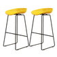 Modern Style Iron Bar Stool with Footrest Bristol Bar Stool for Kitchen Yellow 2 Piece Set Bar Stool(30"H) Clearhalo 'Bar Furniture' 'Bar Stools' 'bar_stools' 'furn' 'furn_bar_stools' 'furniture_bar_stools' 'Kitchen & Dining Furniture' 'kitchen&dining_furn' 'kitchen' 'kitchen_furn' Furniture' 4512279