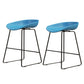 Modern Style Iron Bar Stool with Footrest Bristol Bar Stool for Kitchen Blue 2 Piece Set Short Stool(18"H) Clearhalo 'Bar Furniture' 'Bar Stools' 'bar_stools' 'furn' 'furn_bar_stools' 'furniture_bar_stools' 'Kitchen & Dining Furniture' 'kitchen&dining_furn' 'kitchen' 'kitchen_furn' Furniture' 4512282