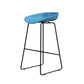 Modern Style Iron Bar Stool with Footrest Bristol Bar Stool for Kitchen Blue 1 Piece Counter Stool(26"H) Clearhalo 'Bar Furniture' 'Bar Stools' 'bar_stools' 'furn' 'furn_bar_stools' 'furniture_bar_stools' 'Kitchen & Dining Furniture' 'kitchen&dining_furn' 'kitchen' 'kitchen_furn' Furniture' 4512284