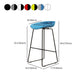 Modern Style Iron Bar Stool with Footrest Bristol Bar Stool for Kitchen Clearhalo 'Bar Furniture' 'Bar Stools' 'bar_stools' 'furn' 'furn_bar_stools' 'furniture_bar_stools' 'Kitchen & Dining Furniture' 'kitchen&dining_furn' 'kitchen' 'kitchen_furn' Furniture' 4512300