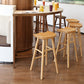 Indoor Pine Modern Bar Stool Contoured Seat Footrest Counter Stool with Wood Legs Clearhalo 'Bar Furniture' 'Bar Stools' 'bar_stools' 'furn' 'furn_bar_stools' 'furniture_bar_stools' 'Kitchen & Dining Furniture' 'kitchen&dining_furn' 'kitchen' 'kitchen_furn' Furniture' 4512365