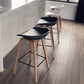 Modern Solid Wood Bar Stool Indoor Bucket Counter Stool with Plastic Seat Clearhalo 'Bar Furniture' 'Bar Stools' 'bar_stools' 'furn' 'furn_bar_stools' 'furniture_bar_stools' 'Kitchen & Dining Furniture' 'kitchen&dining_furn' 'kitchen' 'kitchen_furn' Furniture' 4512394