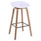 Modern Solid Wood Bar Stool Indoor Bucket Counter Stool with Plastic Seat Clearhalo 'Bar Furniture' 'Bar Stools' 'bar_stools' 'furn' 'furn_bar_stools' 'furniture_bar_stools' 'Kitchen & Dining Furniture' 'kitchen&dining_furn' 'kitchen' 'kitchen_furn' Furniture' 4512396