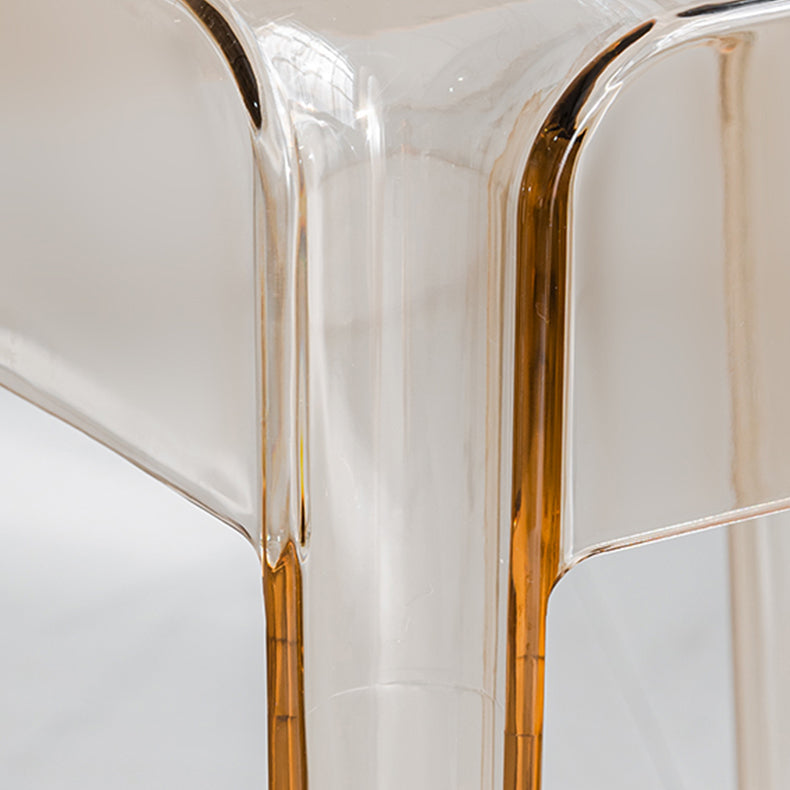 Modern Squared Counter Bar Stool Plastic Armless Bar Stool with Footrest Clearhalo 'Bar Furniture' 'Bar Stools' 'bar_stools' 'furn' 'furn_bar_stools' 'furniture_bar_stools' 'Kitchen & Dining Furniture' 'kitchen&dining_furn' 'kitchen' 'kitchen_furn' Furniture' 4512470