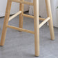 Contemporary Wood Counter Bar Stool Backless Saddle Seat Bar Stool with Footrest Clearhalo 'Bar Furniture' 'Bar Stools' 'bar_stools' 'furn' 'furn_bar_stools' 'furniture_bar_stools' 'Kitchen & Dining Furniture' 'kitchen&dining_furn' 'kitchen' 'kitchen_furn' Furniture' 4512597