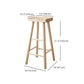 Contemporary Wood Counter Bar Stool Backless Saddle Seat Bar Stool with Footrest Clearhalo 'Bar Furniture' 'Bar Stools' 'bar_stools' 'furn' 'furn_bar_stools' 'furniture_bar_stools' 'Kitchen & Dining Furniture' 'kitchen&dining_furn' 'kitchen' 'kitchen_furn' Furniture' 4512599