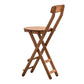Modern Armless Backrest Counter Stool Wood Bedroom Bar Stool with Wooden Seat and Pedal Brown 1 Piece Counter Stool (24"H) Clearhalo 'Bar Furniture' 'Bar Stools' 'bar_stools' 'furn' 'furn_bar_stools' 'furniture_bar_stools' 'Kitchen & Dining Furniture' 'kitchen&dining_furn' 'kitchen' 'kitchen_furn' Furniture' 4512603