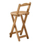 Modern Armless Backrest Counter Stool Wood Bedroom Bar Stool with Wooden Seat and Pedal Natural 1 Piece Bar Stool(30"H) Clearhalo 'Bar Furniture' 'Bar Stools' 'bar_stools' 'furn' 'furn_bar_stools' 'furniture_bar_stools' 'Kitchen & Dining Furniture' 'kitchen&dining_furn' 'kitchen' 'kitchen_furn' Furniture' 4512615