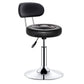 Modern Liftable Rotatable Counter Stool Steel Beauty Shop Bar Stool with Leather Cushion Gold-Black 1 Piece Clearhalo 'Bar Furniture' 'Bar Stools' 'bar_stools' 'furn' 'furn_bar_stools' 'furniture_bar_stools' 'Kitchen & Dining Furniture' 'kitchen&dining_furn' 'kitchen' 'kitchen_furn' Furniture' 4512644