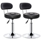 Modern Liftable Rotatable Counter Stool Steel Beauty Shop Bar Stool with Leather Cushion Gold-Black 2 Piece Set Clearhalo 'Bar Furniture' 'Bar Stools' 'bar_stools' 'furn' 'furn_bar_stools' 'furniture_bar_stools' 'Kitchen & Dining Furniture' 'kitchen&dining_furn' 'kitchen' 'kitchen_furn' Furniture' 4512646