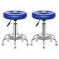 Modern Liftable Rotatable Counter Stool Steel Beauty Shop Bar Stool with Leather Cushion Light Blue 2 Piece Set Clearhalo 'Bar Furniture' 'Bar Stools' 'bar_stools' 'furn' 'furn_bar_stools' 'furniture_bar_stools' 'Kitchen & Dining Furniture' 'kitchen&dining_furn' 'kitchen' 'kitchen_furn' Furniture' 4512661