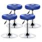 Modern Liftable Rotatable Counter Stool Steel Beauty Shop Bar Stool with Leather Cushion Royal Blue 4 Piece Set Clearhalo 'Bar Furniture' 'Bar Stools' 'bar_stools' 'furn' 'furn_bar_stools' 'furniture_bar_stools' 'Kitchen & Dining Furniture' 'kitchen&dining_furn' 'kitchen' 'kitchen_furn' Furniture' 4512668