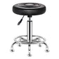Modern Liftable Rotatable Counter Stool Steel Beauty Shop Bar Stool with Leather Cushion Gloss Black 1 Piece Clearhalo 'Bar Furniture' 'Bar Stools' 'bar_stools' 'furn' 'furn_bar_stools' 'furniture_bar_stools' 'Kitchen & Dining Furniture' 'kitchen&dining_furn' 'kitchen' 'kitchen_furn' Furniture' 4512669