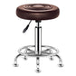 Modern Liftable Rotatable Counter Stool Steel Beauty Shop Bar Stool with Leather Cushion Light Brown 1 Piece Clearhalo 'Bar Furniture' 'Bar Stools' 'bar_stools' 'furn' 'furn_bar_stools' 'furniture_bar_stools' 'Kitchen & Dining Furniture' 'kitchen&dining_furn' 'kitchen' 'kitchen_furn' Furniture' 4512672