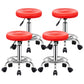 Modern Liftable Rotatable Counter Stool Steel Beauty Shop Bar Stool with Leather Cushion Crimson 4 Piece Set Clearhalo 'Bar Furniture' 'Bar Stools' 'bar_stools' 'furn' 'furn_bar_stools' 'furniture_bar_stools' 'Kitchen & Dining Furniture' 'kitchen&dining_furn' 'kitchen' 'kitchen_furn' Furniture' 4512707
