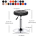 Modern Liftable Rotatable Counter Stool Steel Beauty Shop Bar Stool with Leather Cushion Clearhalo 'Bar Furniture' 'Bar Stools' 'bar_stools' 'furn' 'furn_bar_stools' 'furniture_bar_stools' 'Kitchen & Dining Furniture' 'kitchen&dining_furn' 'kitchen' 'kitchen_furn' Furniture' 4512708