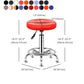 Modern Liftable Rotatable Counter Stool Steel Beauty Shop Bar Stool with Leather Cushion Clearhalo 'Bar Furniture' 'Bar Stools' 'bar_stools' 'furn' 'furn_bar_stools' 'furniture_bar_stools' 'Kitchen & Dining Furniture' 'kitchen&dining_furn' 'kitchen' 'kitchen_furn' Furniture' 4512709