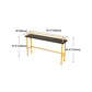 Industrial Wood Pub Table with Rectangle Table Top Yellow Trestle Table - 42" H Clearhalo 'Bar Furniture' 'Bar Tables' 'bar_tables' 'furn' 'furn_bar_tables' 'Furniture' 'furniture_bar_tables' 'Kitchen & Dining Furniture' 4512935