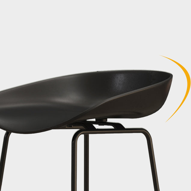 Modern Style Iron Bar Stool with Footrest Nordic Style Tavern Simple Bar Stool Clearhalo 'Bar Furniture' 'Bar Stools' 'bar_stools' 'furn' 'furn_bar_stools' 'furniture_bar_stools' 'Kitchen & Dining Furniture' 'kitchen&dining_furn' 'kitchen' 'kitchen_furn' Furniture' 4513165