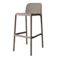Modern Counter Bar Stool Plastic Armless Bar Stool with Footrest and Backrest Gray-Khaki 1 Piece Clearhalo 'Bar Furniture' 'Bar Stools' 'bar_stools' 'furn' 'furn_bar_stools' 'furniture_bar_stools' 'Kitchen & Dining Furniture' 'kitchen&dining_furn' 'kitchen' 'kitchen_furn' Furniture' 4517276