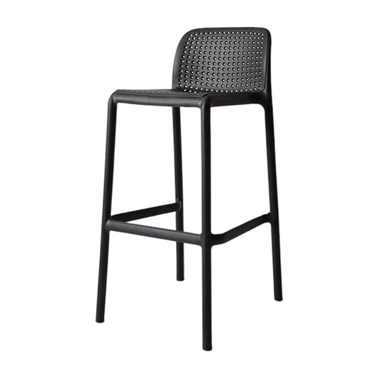 Modern Counter Bar Stool Plastic Armless Bar Stool with Footrest and Backrest Clearhalo 'Bar Furniture' 'Bar Stools' 'bar_stools' 'furn' 'furn_bar_stools' 'furniture_bar_stools' 'Kitchen & Dining Furniture' 'kitchen&dining_furn' 'kitchen' 'kitchen_furn' Furniture' 4517278
