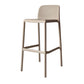 Modern Counter Bar Stool Plastic Armless Bar Stool with Footrest and Backrest Khaki 1 Piece Clearhalo 'Bar Furniture' 'Bar Stools' 'bar_stools' 'furn' 'furn_bar_stools' 'furniture_bar_stools' 'Kitchen & Dining Furniture' 'kitchen&dining_furn' 'kitchen' 'kitchen_furn' Furniture' 4517297