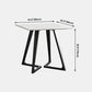 Double Pedestal Stone Table Industrial Style Dining Room Table for Home Clearhalo ' dining_table' 'Dining Tables & Seating' 'Dining Tables' 'furn' 'furn_dining_table' 'Furniture' 'furniture_dining_table' 'Kitchen & Dining Furniture' 'kitchen&dining_furn' 'kitchen' 'kitchen_dining_table' 4522915