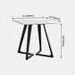Double Pedestal Stone Table Industrial Style Dining Room Table for Home Clearhalo ' dining_table' 'Dining Tables & Seating' 'Dining Tables' 'furn' 'furn_dining_table' 'Furniture' 'furniture_dining_table' 'Kitchen & Dining Furniture' 'kitchen&dining_furn' 'kitchen' 'kitchen_dining_table' 4522917