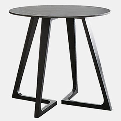 Double Pedestal Stone Dinning Table Industrial Style Furniture for Indoor Round Without Chairs Clearhalo ' dining_table' 'Dining Tables & Seating' 'Dining Tables' 'furn' 'furn_dining_table' 'Furniture' 'furniture_dining_table' 'Kitchen & Dining Furniture' 'kitchen&dining_furn' 'kitchen' 'kitchen_dining_table' 4522924