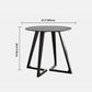 Double Pedestal Stone Dinning Table Industrial Style Furniture for Indoor Clearhalo ' dining_table' 'Dining Tables & Seating' 'Dining Tables' 'furn' 'furn_dining_table' 'Furniture' 'furniture_dining_table' 'Kitchen & Dining Furniture' 'kitchen&dining_furn' 'kitchen' 'kitchen_dining_table' 4522930