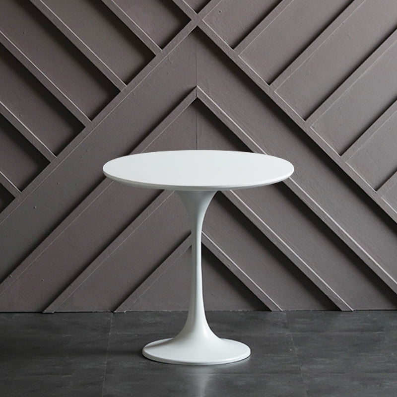 Round Pedestal Casual Dining Table Four-Color Fixed Table with Solid Wood White Without Chairs Clearhalo ' dining_table' 'Dining Tables & Seating' 'Dining Tables' 'furn' 'furn_dining_table' 'Furniture' 'furniture_dining_table' 'Kitchen & Dining Furniture' 'kitchen&dining_furn' 'kitchen' 'kitchen_dining_table' 4522952