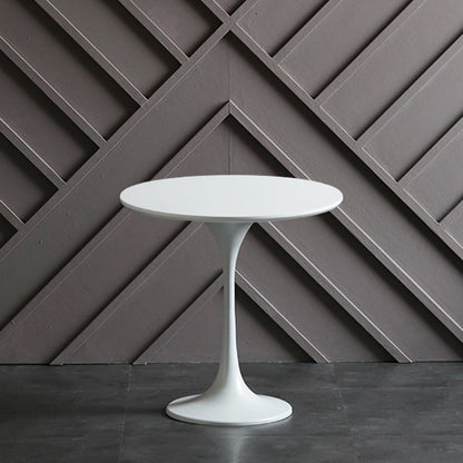 Round Pedestal Casual Dining Table Four-Color Fixed Table with Solid Wood White Without Chairs Clearhalo ' dining_table' 'Dining Tables & Seating' 'Dining Tables' 'furn' 'furn_dining_table' 'Furniture' 'furniture_dining_table' 'Kitchen & Dining Furniture' 'kitchen&dining_furn' 'kitchen' 'kitchen_dining_table' 4522952