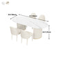 Oval Double Pedestal Modern Dining Table Sintered Stone Fixed Table for Kitchen Clearhalo ' dining_table' 'Dining Tables & Seating' 'Dining Tables' 'furn' 'furn_dining_table' 'Furniture' 'furniture_dining_table' 'Kitchen & Dining Furniture' 'kitchen&dining_furn' 'kitchen' 'kitchen_dining_table' 4522992