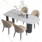 Sintered Stone White Tone Dining Table Simplicity 3 Legs Table for Dining Room Clearhalo ' dining_table' 'Dining Tables & Seating' 'Dining Tables' 'furn' 'furn_dining_table' 'Furniture' 'furniture_dining_table' 'Kitchen & Dining Furniture' 'kitchen&dining_furn' 'kitchen' 'kitchen_dining_table' 4523177