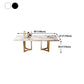 Traditional Luxury Dining Table Rectangle Double Pedestal Table with Gold Frame Clearhalo ' dining_table' 'Dining Tables & Seating' 'Dining Tables' 'furn' 'furn_dining_table' 'Furniture' 'furniture_dining_table' 'Kitchen & Dining Furniture' 'kitchen&dining_furn' 'kitchen' 'kitchen_dining_table' 4523254