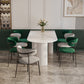 Modern Indoor White Table for Restaurant Sintered Stone Top Dining Table 63"L x 31.5"W x 29.5"H Without Chairs Clearhalo ' dining_table' 'Dining Tables & Seating' 'Dining Tables' 'furn' 'furn_dining_table' 'Furniture' 'furniture_dining_table' 'Kitchen & Dining Furniture' 'kitchen&dining_furn' 'kitchen' 'kitchen_dining_table' 4523259