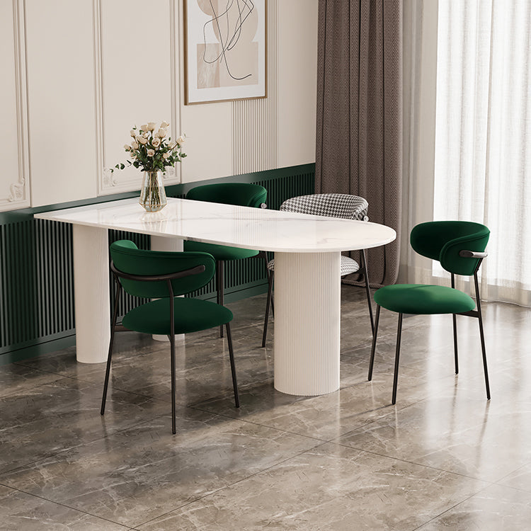 Modern Indoor White Table for Restaurant Sintered Stone Top Dining Table Clearhalo ' dining_table' 'Dining Tables & Seating' 'Dining Tables' 'furn' 'furn_dining_table' 'Furniture' 'furniture_dining_table' 'Kitchen & Dining Furniture' 'kitchen&dining_furn' 'kitchen' 'kitchen_dining_table' 4523267