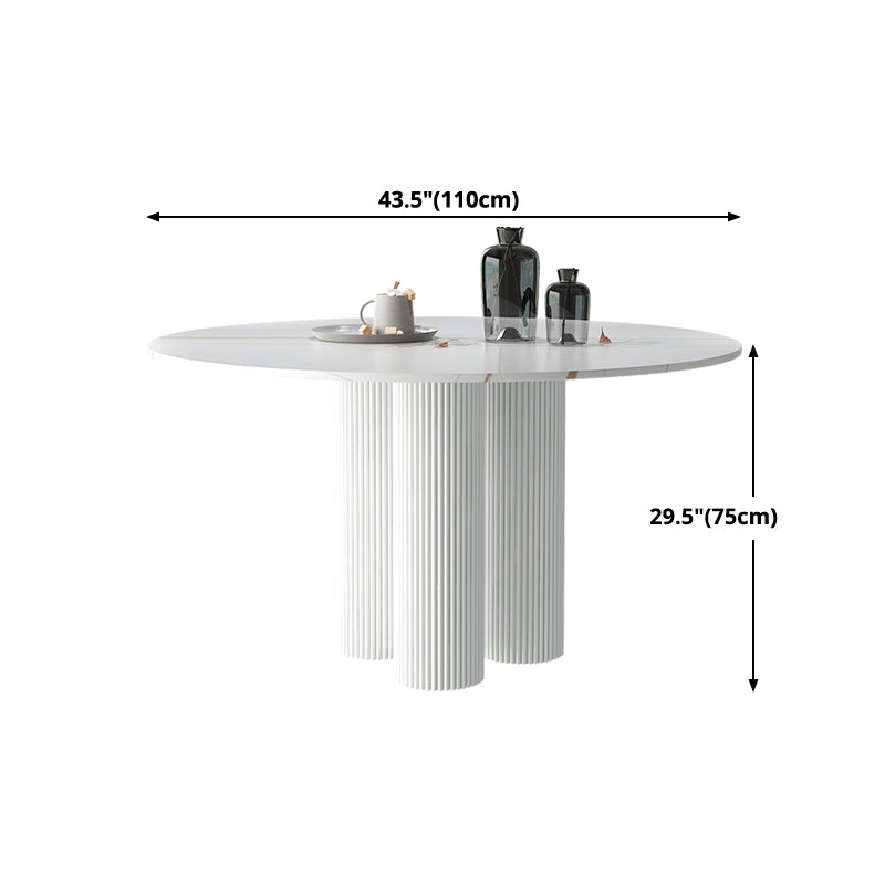 Modern Indoor White Table for Restaurant Sintered Stone Top Dining Table Clearhalo ' dining_table' 'Dining Tables & Seating' 'Dining Tables' 'furn' 'furn_dining_table' 'Furniture' 'furniture_dining_table' 'Kitchen & Dining Furniture' 'kitchen&dining_furn' 'kitchen' 'kitchen_dining_table' 4523274
