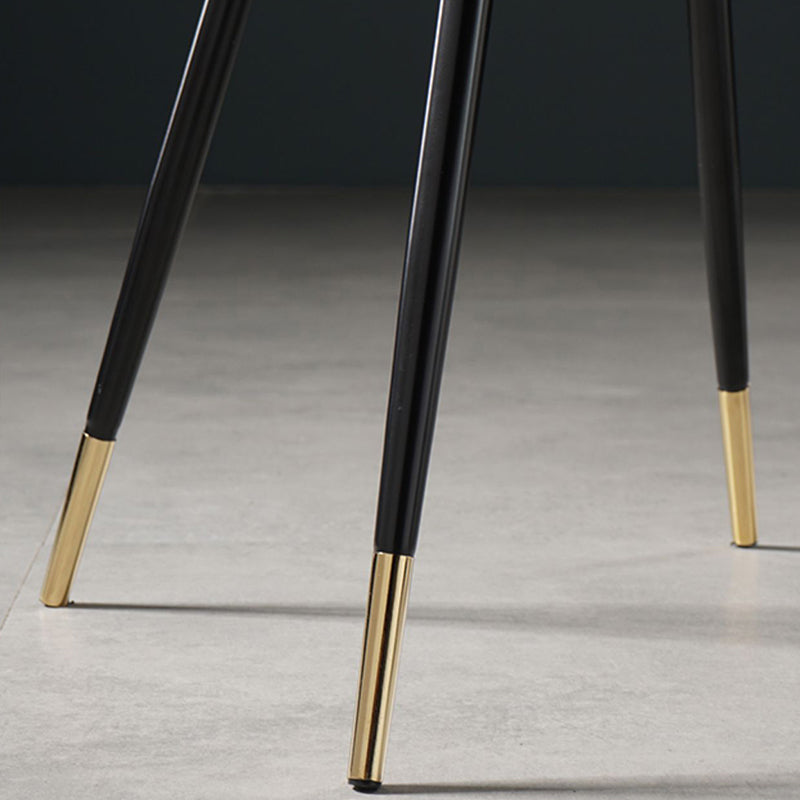 Nordic Metal Dining Chairs Dining Armless Side Chairs for Kitchen Clearhalo ' kitchen&dining_furn' 'Dining Chairs' 'Dining Tables & Seating' 'dining_chair' 'furn' 'furn_dining_chair' 'Furniture' 'furniture_dining_chair' 'Kitchen & Dining Furniture' 'kitchen' 4523312