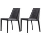 Modern Leather Dining Room Chair Armless Metal Side Chair for Home Use Grey 2 Piece Set Clearhalo ' kitchen&dining_furn' 'Dining Chairs' 'Dining Tables & Seating' 'dining_chair' 'furn' 'furn_dining_chair' 'Furniture' 'furniture_dining_chair' 'Kitchen & Dining Furniture' 'kitchen' 4523415