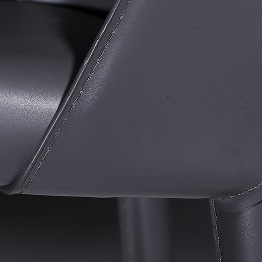 Modern Leather Dining Room Chair Armless Metal Side Chair for Home Use Clearhalo ' kitchen&dining_furn' 'Dining Chairs' 'Dining Tables & Seating' 'dining_chair' 'furn' 'furn_dining_chair' 'Furniture' 'furniture_dining_chair' 'Kitchen & Dining Furniture' 'kitchen' 4523416