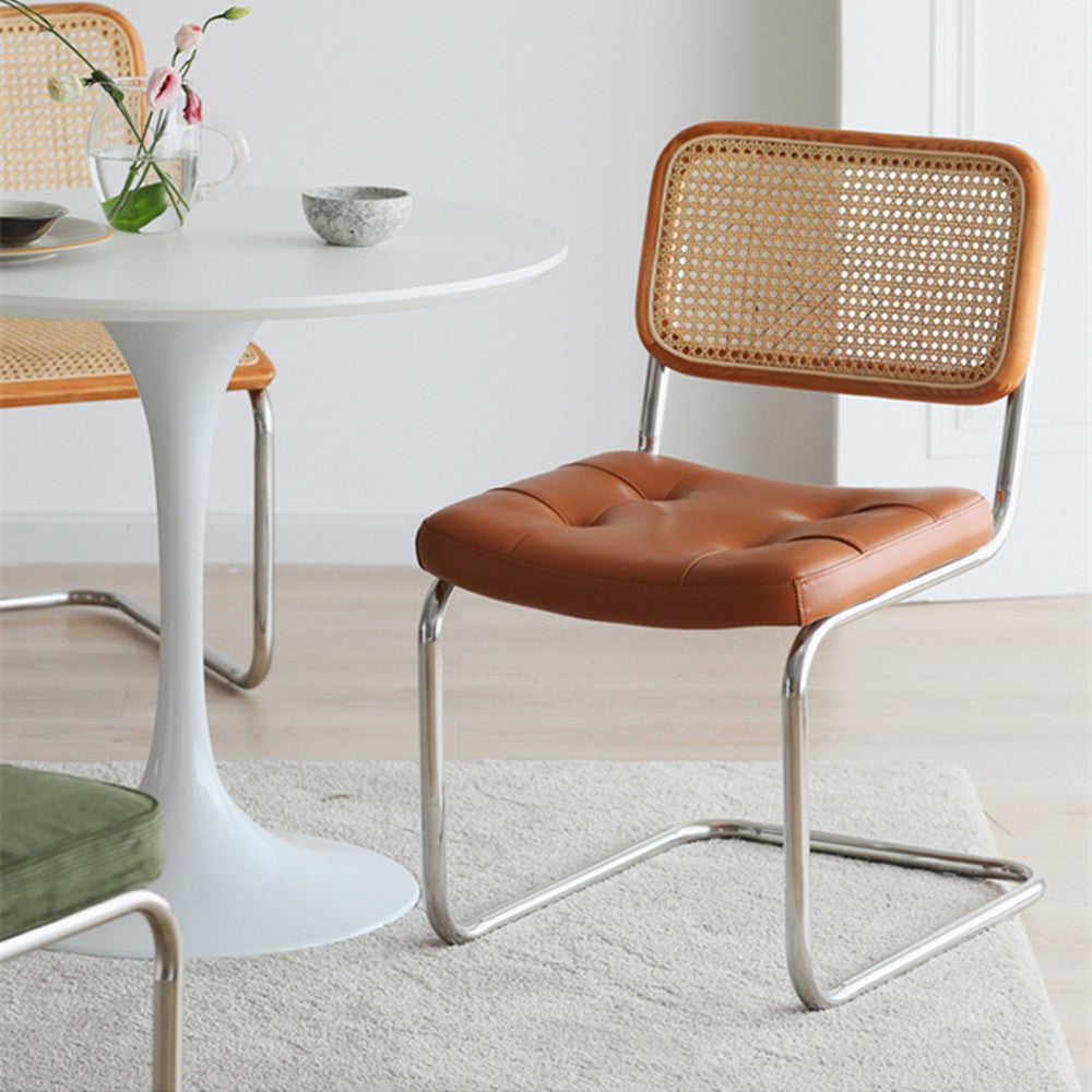 Contemporary Metal Dining Chairs Dining Open Back Armless Side Chairs for Kitchen Clearhalo ' kitchen&dining_furn' 'Dining Chairs' 'Dining Tables & Seating' 'dining_chair' 'furn' 'furn_dining_chair' 'Furniture' 'furniture_dining_chair' 'Kitchen & Dining Furniture' 'kitchen' 4523433