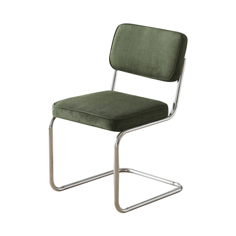 Contemporary Metal Dining Chairs Dining Open Back Armless Side Chairs for Kitchen Clearhalo ' kitchen&dining_furn' 'Dining Chairs' 'Dining Tables & Seating' 'dining_chair' 'furn' 'furn_dining_chair' 'Furniture' 'furniture_dining_chair' 'Kitchen & Dining Furniture' 'kitchen' 4523441