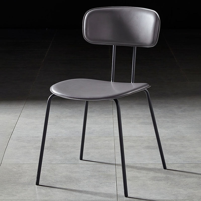 Industrial Design Open Back Dining Side Chairs Armless Dining Side Chairs for Kitchen Clearhalo ' kitchen&dining_furn' 'Dining Chairs' 'Dining Tables & Seating' 'dining_chair' 'Furniture' 'furniture_dining_chair' 'Kitchen & Dining Furniture' 'kitchen' 4523549