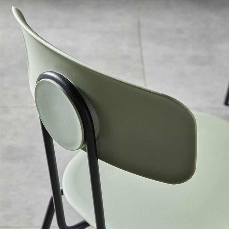 Industrial Design Open Back Dining Side Chairs Armless Dining Side Chairs for Kitchen Clearhalo ' kitchen&dining_furn' 'Dining Chairs' 'Dining Tables & Seating' 'dining_chair' 'Furniture' 'furniture_dining_chair' 'Kitchen & Dining Furniture' 'kitchen' 4523560