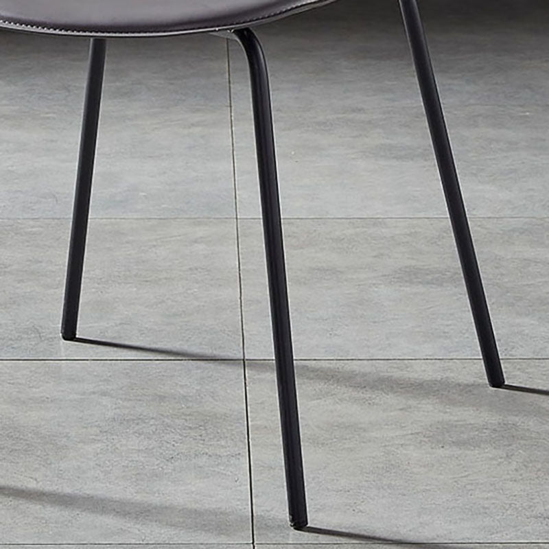 Industrial Design Open Back Dining Side Chairs Armless Dining Side Chairs for Kitchen Clearhalo ' kitchen&dining_furn' 'Dining Chairs' 'Dining Tables & Seating' 'dining_chair' 'Furniture' 'furniture_dining_chair' 'Kitchen & Dining Furniture' 'kitchen' 4523562