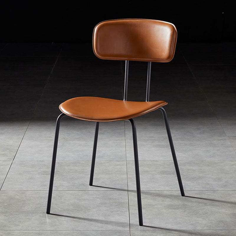 Industrial Design Open Back Dining Side Chairs Armless Dining Side Chairs for Kitchen Clearhalo ' kitchen&dining_furn' 'Dining Chairs' 'Dining Tables & Seating' 'dining_chair' 'Furniture' 'furniture_dining_chair' 'Kitchen & Dining Furniture' 'kitchen' 4523563