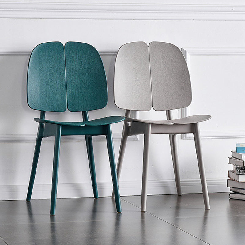 Contemporary Dining and Accent Chairs Indoor-Outdoor Plastic Open Back Side Chair Clearhalo ' kitchen&dining_furn' 'Dining Chairs' 'Dining Tables & Seating' 'dining_chair' 'furn' 'furn_dining_chair' 'Furniture' 'furniture_dining_chair' 'Kitchen & Dining Furniture' 'kitchen' 4523569